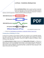 Fuse and Types of Fuses - Constructio, Operation & Applications