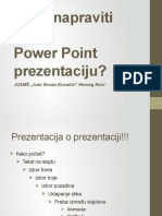 Kako Napraviti Dobru Power Point Prezentaciju