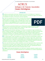 Acrux, Boletín Astrológico y de Ciencias Antiguas. Las Casas Astrológicas_