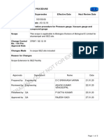 Training Copy Not For Execution: Sop No. Supersedes Effective Date Next Review Date