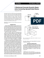 Cyclic Behavior of Reinforced Concrete Eccentric Beam-Column Corner Joints Connecting Spread-Ended Beams