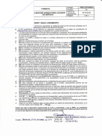 Declaracion Jurada para Locador de Servicio