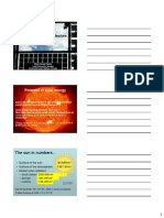 Solar Energy Architecture Welcome!: The Sun in Numbers