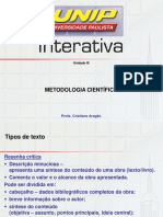 Metodologia Científica Unidade III PDF