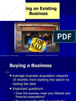 Buying An Existing Business