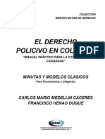 EL DERECHO POLICIVO EN COLOMBIA