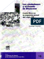 Alvarenga, A. (2005) Los Ciudadanos y El Estado de Bienestar