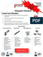 ES Components: Braking / Energy-Dissipation Resistors Custom and Standard