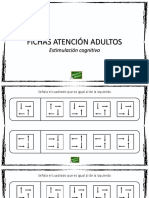 Estimulación Cognitiva de Adultos Fichas de Atención