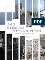 Plan Nacional de Emergencias y Gestion de Riesgos en Patrimonio Cultural