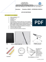 Materiais para Expressão Gráfica Arquitetura