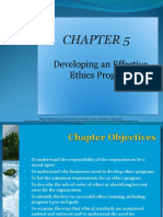 Chapter 5 - Developing An Effective Ethics Program