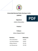 Universidad Nacional Pedro Henríquez Ureña Practica