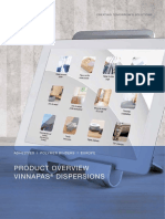 Product Overview Vinnapas Dispersions: Adhesives I Polymer Binders I Europe