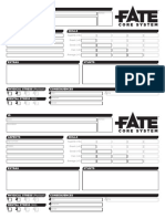 Mini Fate Core Character Sheets PDF