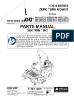 Parts Manual: Hdz-4 Series Zero Turn Mower