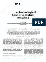 The Epistemological Basis For Industrial Design PDF