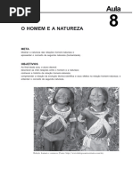 relação homem e natureza