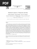 Statistical Analysis of $nancial Networks: Vladimirboginski, Sergiy Butenko, Panos M. Pardalos