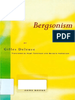 Gilles Deleuze, Hugh Tomlinson, Barbara Habberjam - Bergsonism-Zone Books (1988)