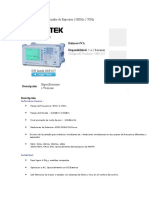 GW Instek GSP827 Analizador de Espectros 150KHz