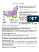 Departamento de Alta Verapaz División Política Idioma Economía Costumbres y Tradiciones Bailes Folclóricos Lugares Turísticos Trajes