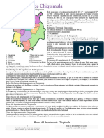 Departamento de Chiquimula División Política Idioma Economía Costumbres y Tradiciones Bailes Folclóricos Lugares Turísticos