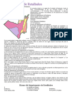 Departamento de Retalhuleu División Política Idioma Economía Costumbres y Tradiciones Bailes Folclóricos Lugares Turísticos