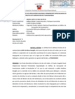 Declaran Improcedente Pedido para Suspender Sentencia de Ludith Orellana