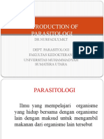 INTRODUCTION OF PARASITOLOGI