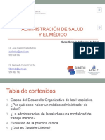 Clase 1 Administracion de Salud y El Medico