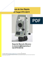 Hi Target Estacion Total HTS420R Levantamiento PDF