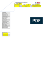 Input Data Sheet For E-Class Record: Region Division School Name School Id School Year