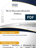 DA. La Descentralización