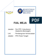 Fail Meja 2014 - Cover Depan, Misi, Visi & Objektif