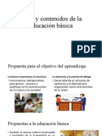 Fines y Contenidos de La Educación Básica