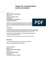 Actividades Primer Año PDF