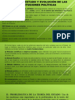 TEORIA DEL ESTADO Y EVOLUCION DE LAS INSTITUCIONES POLITICAS