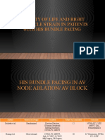 Quality of Life and Right Ventricle Strain in His Bundle Pacing Patients