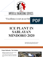 ICE PLANT Proposal in Sablayan Mindoro
