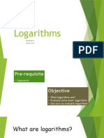 Logarithms: Ib Math Aa SL Sample Lesson