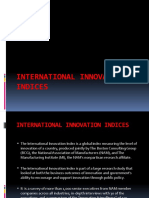 International Innovation Indices