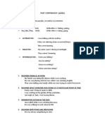 Past Continuous (While) : 1. Describe Parallel Actions