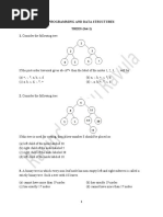 Programming and Data Structures TREES (Set-1) 1. Consider The Following Tree