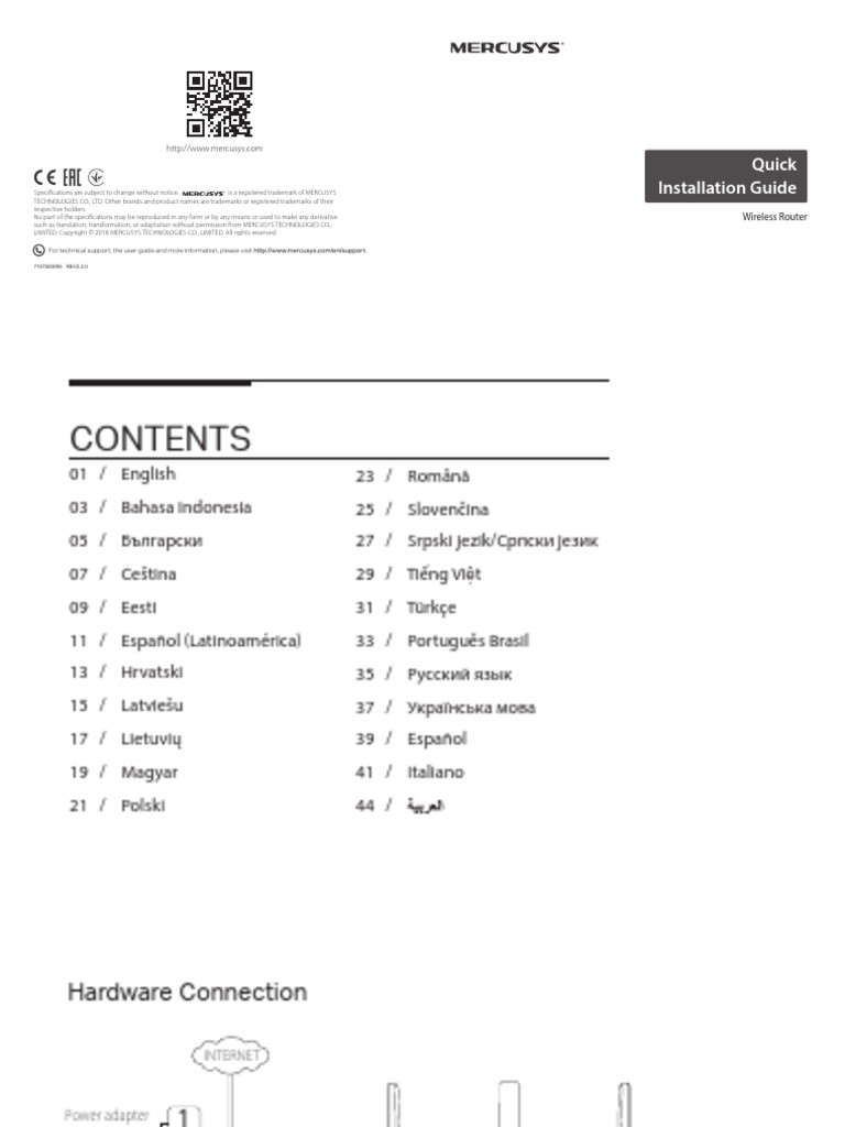 Quick Installation Guide: Wireless Router | PDF | Wireless Lan ...
