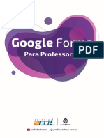 E-Book Google Forms para Professores PDF