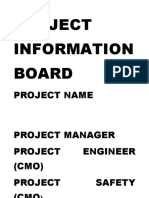 Project Information Board