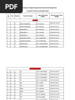 Cse Online Classes Schedule