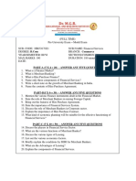 Finanical Services Model Bcom-1 PDF