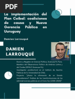 La Implementación Del Plan Ceibal - Coaliciones de Causa y Nueva Gerencia Pública en Uruguay Damien Larrouqué